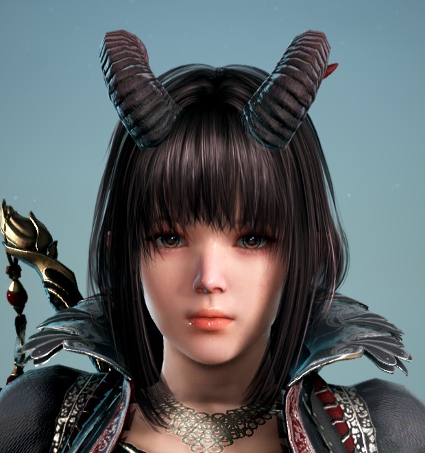 Mao-chan with free hairstyle