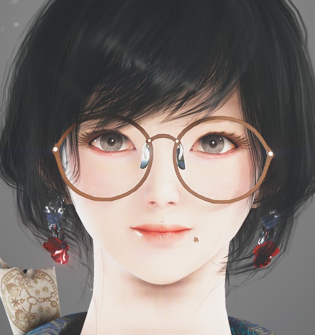 丸メガネ