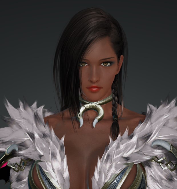 GD 3顔改修 褐色肌