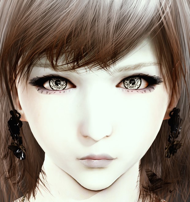 魔女っぽく肌色変更