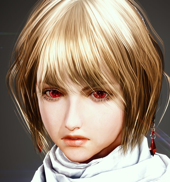 緋の目にしてみた