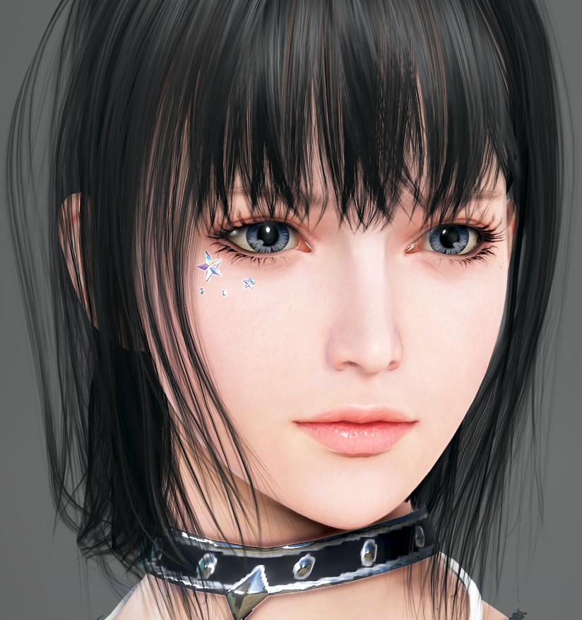 黒髪ショート