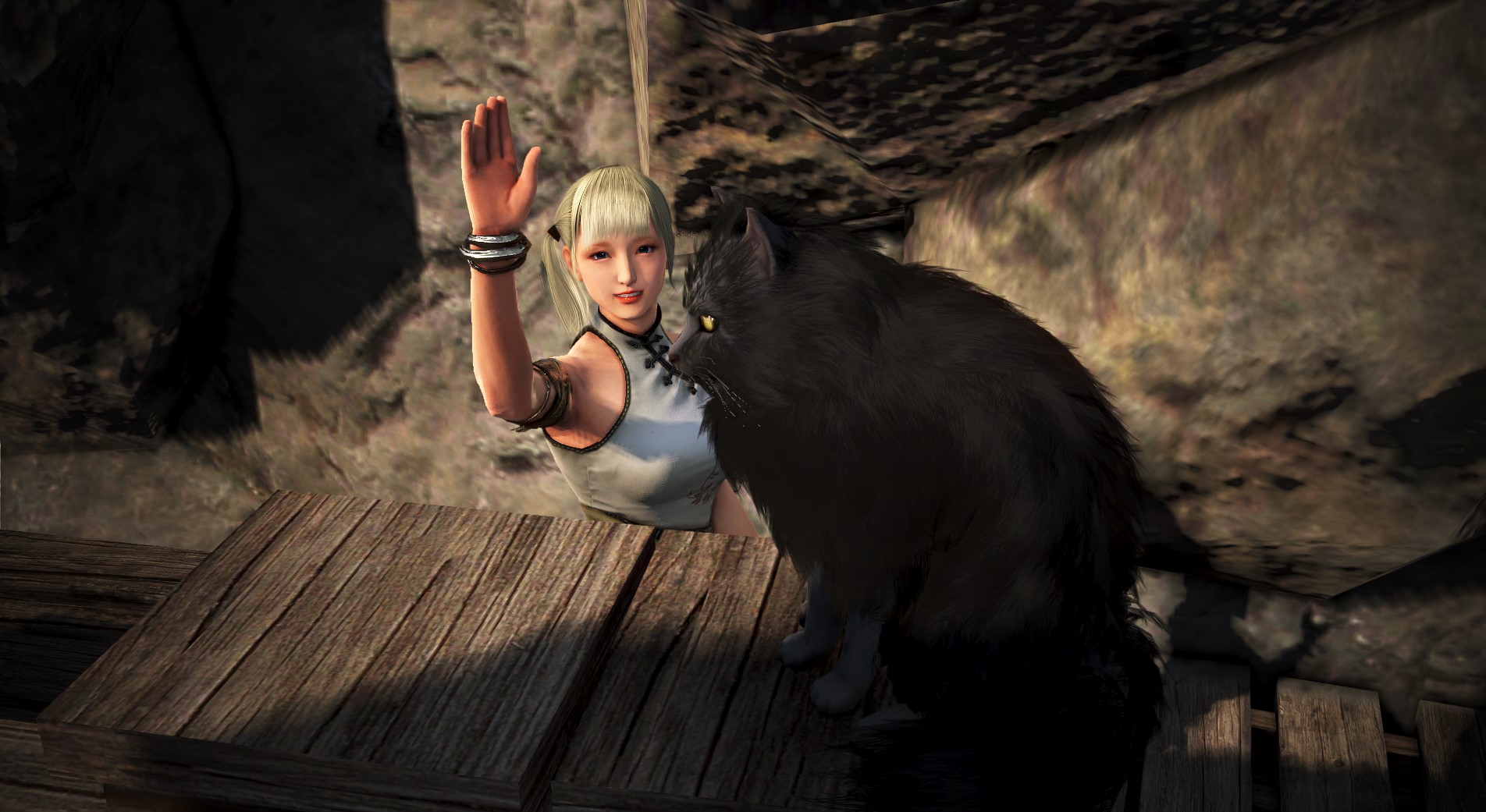 フォトギャラリー] 新シーズンで10女ラン登場～開始村のドベンで黒猫