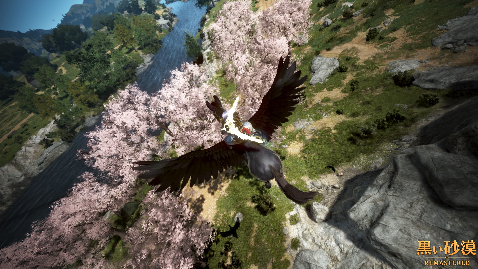 スクリーンショット 映像 桜 黒い砂漠 日本