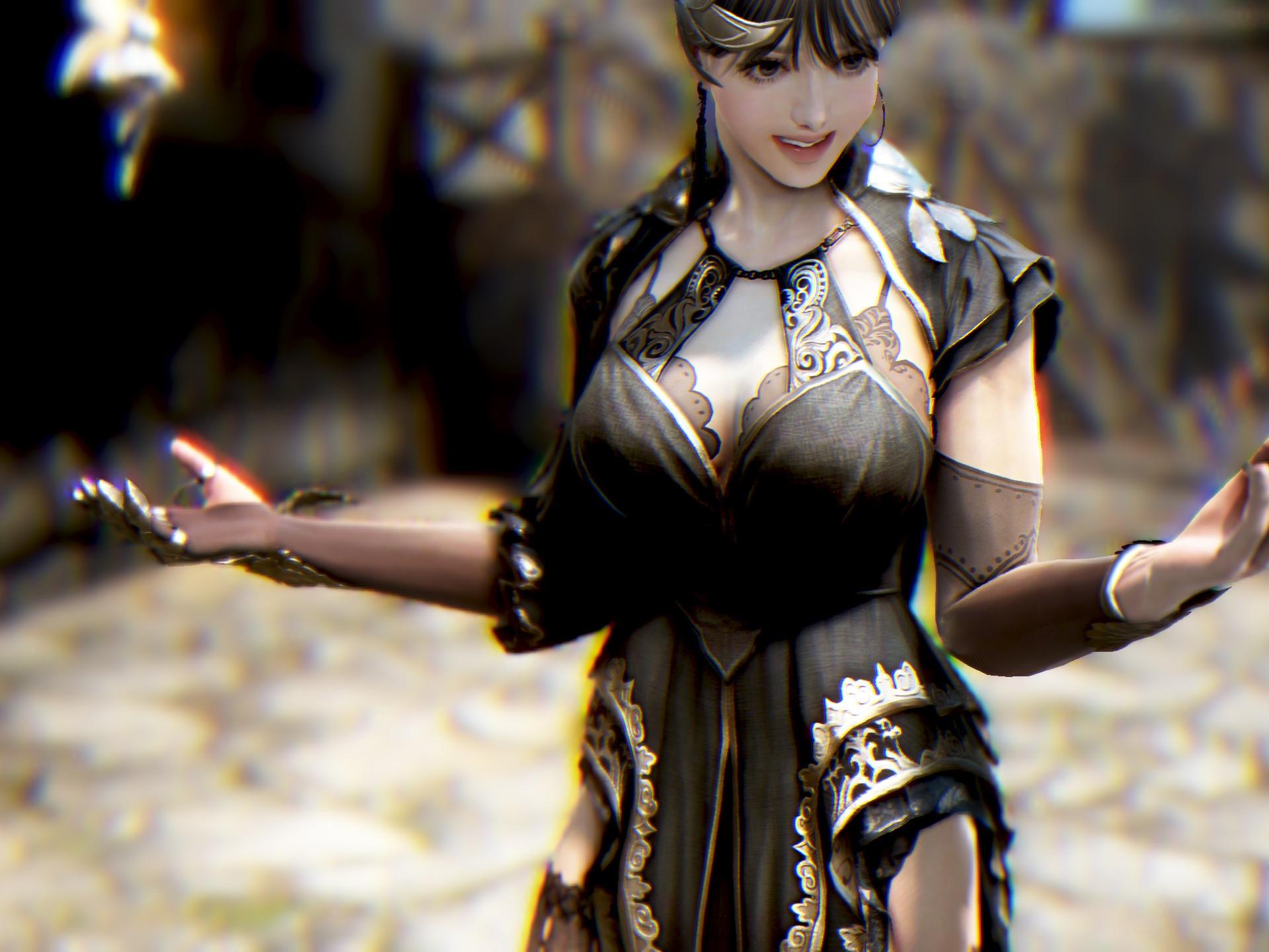 砂漠の女 スクリーンショット／映像] GDの女性らしいほほえみとしぐさ