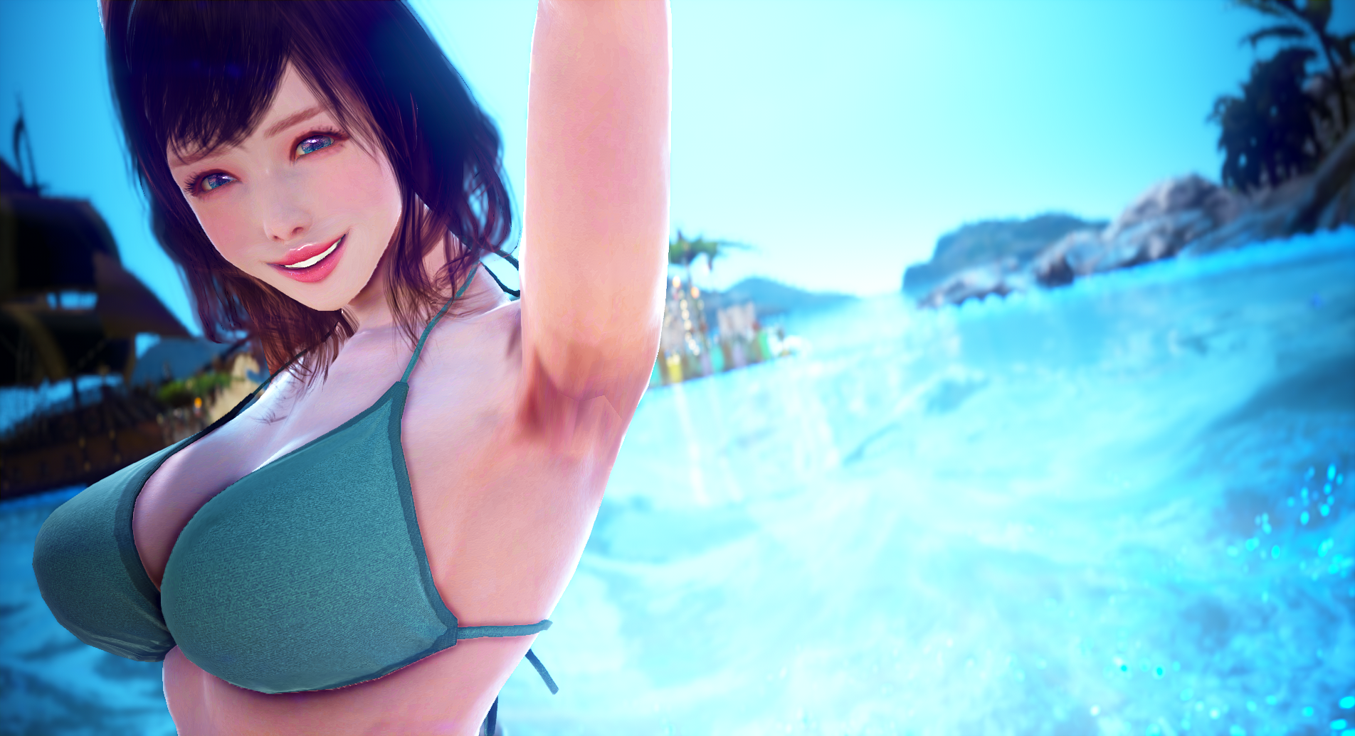 スクリーンショット 映像 Knグラビア写真集 黒い砂漠 日本