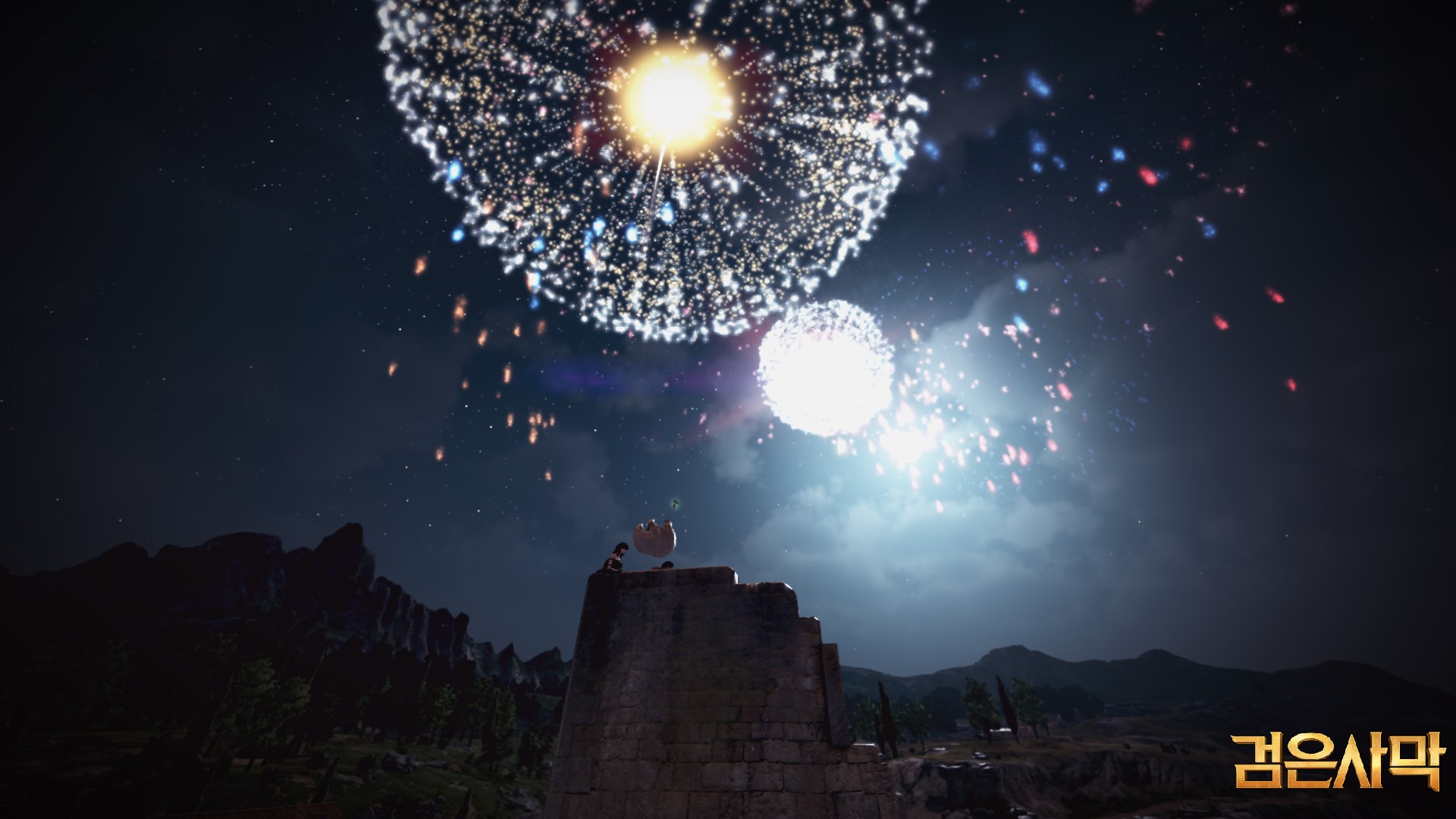 [스크린샷 & 영상] 2023.07.08 벨리아 마을 불꽃놀이 (스압) | 검은사막 한국