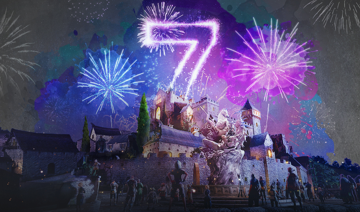 직접 서비스 7주년 우리의 모험을 7하다