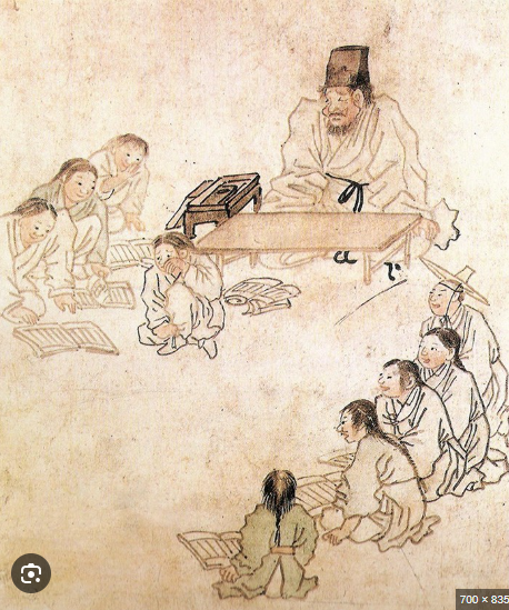 김홍도 서당 원작 명화