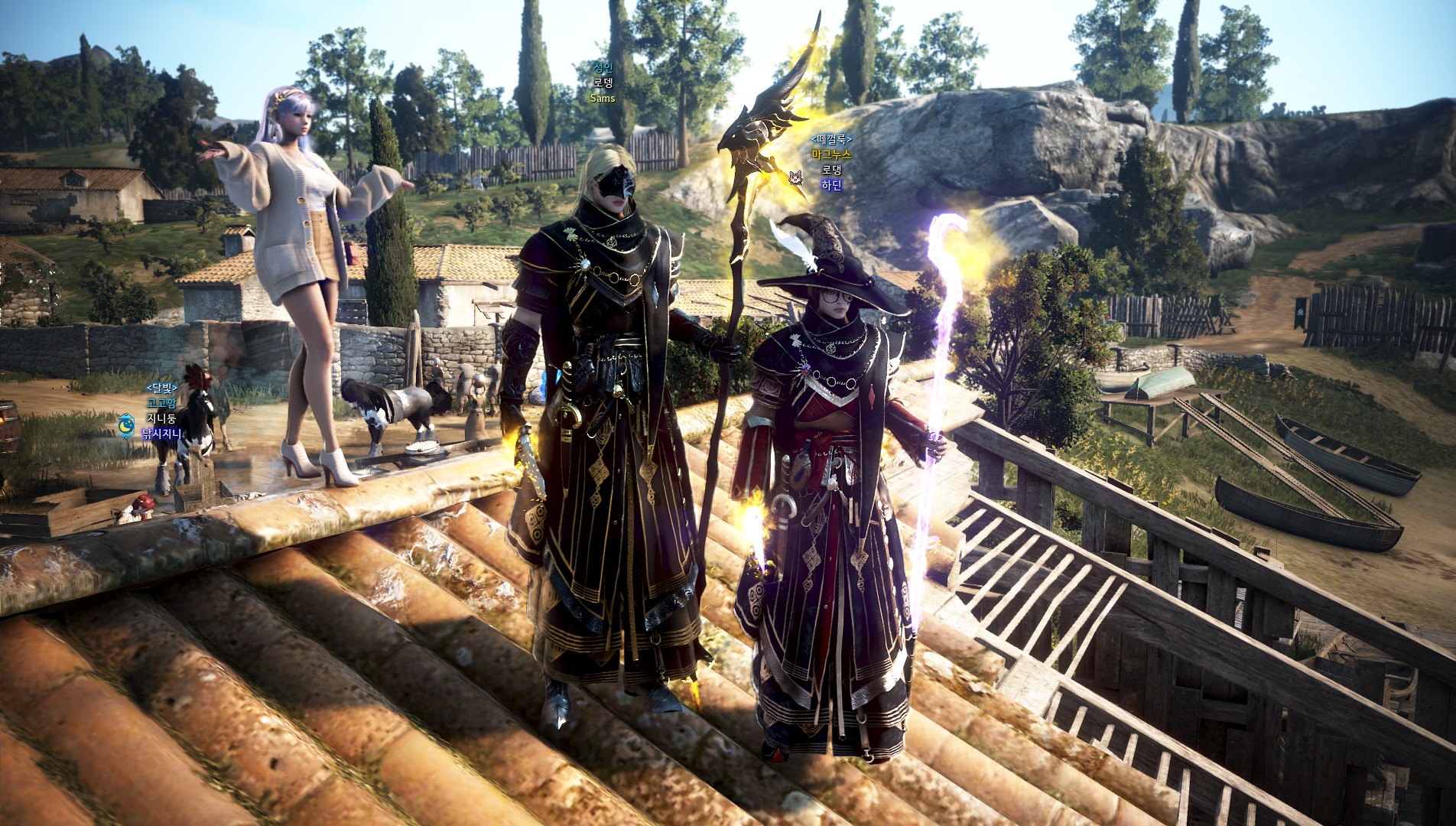 같은 의상을 입은 두 모험가님