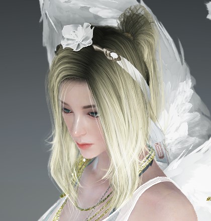 Elegant Blonde Deity