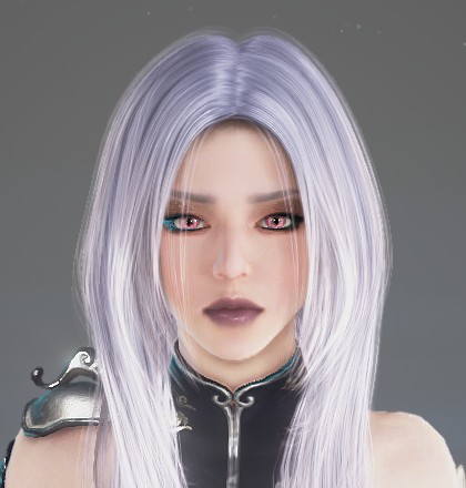 silver hair beauty