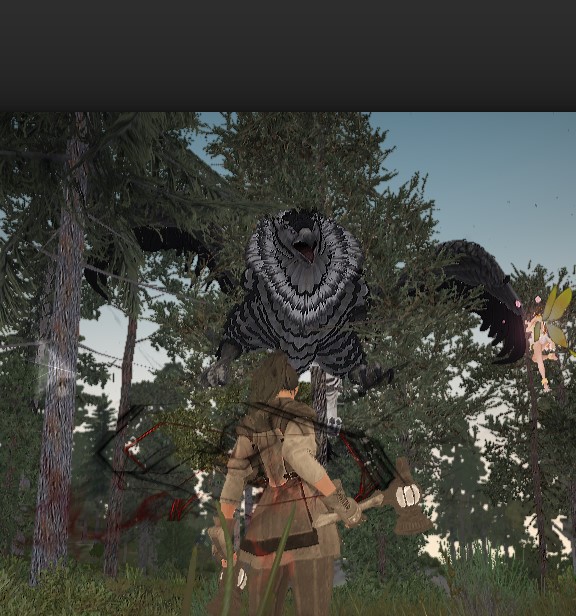 help, my griffon stuck in a tree