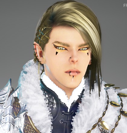 Handsome BlackSilverGold Archer