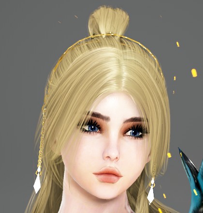 Dark Makeup Blonde Nova w/ Tattoos