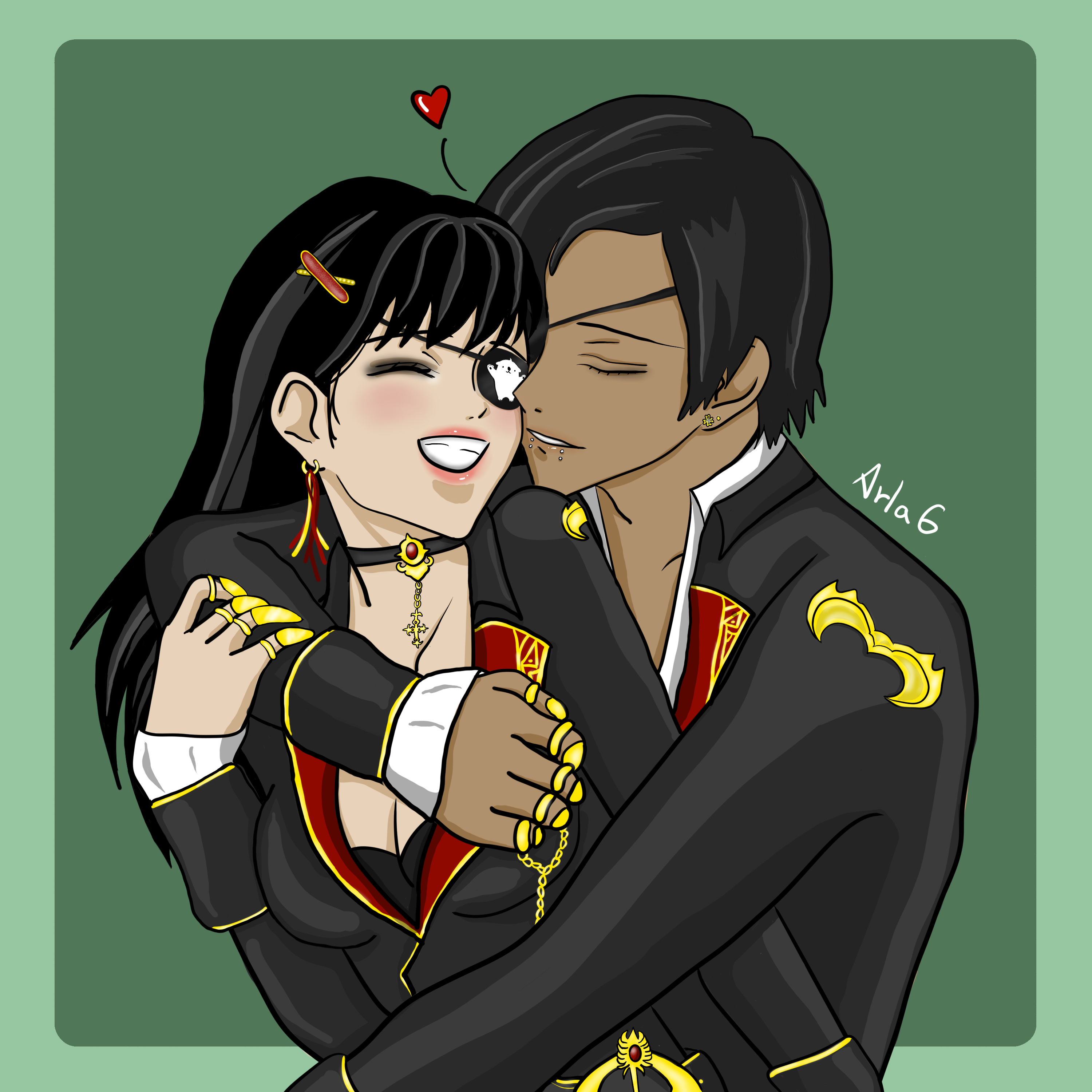 [Fan Art] Hashashin and Corsair 🌪🌊💙 | Black Desert NA/EU