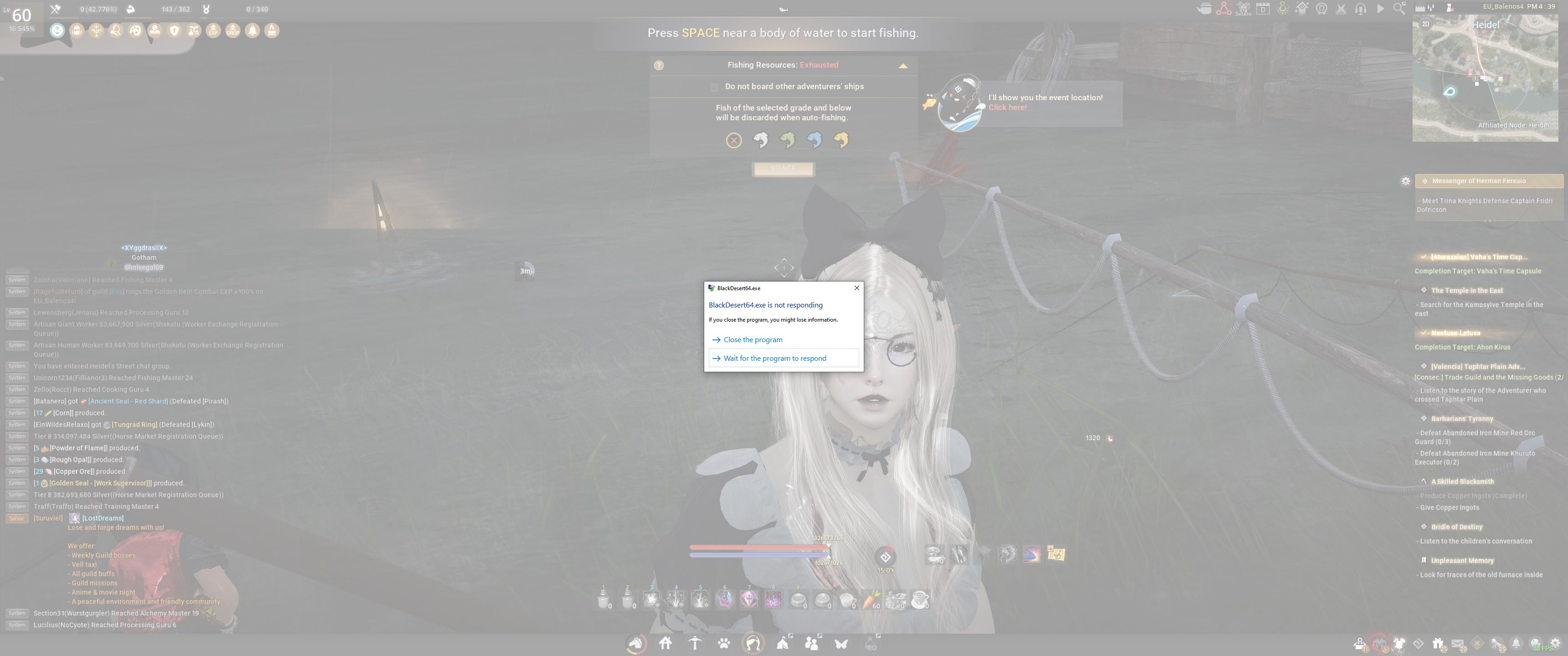 [Bug Reports] Crashing 34 times a Day Black Desert NA/EU