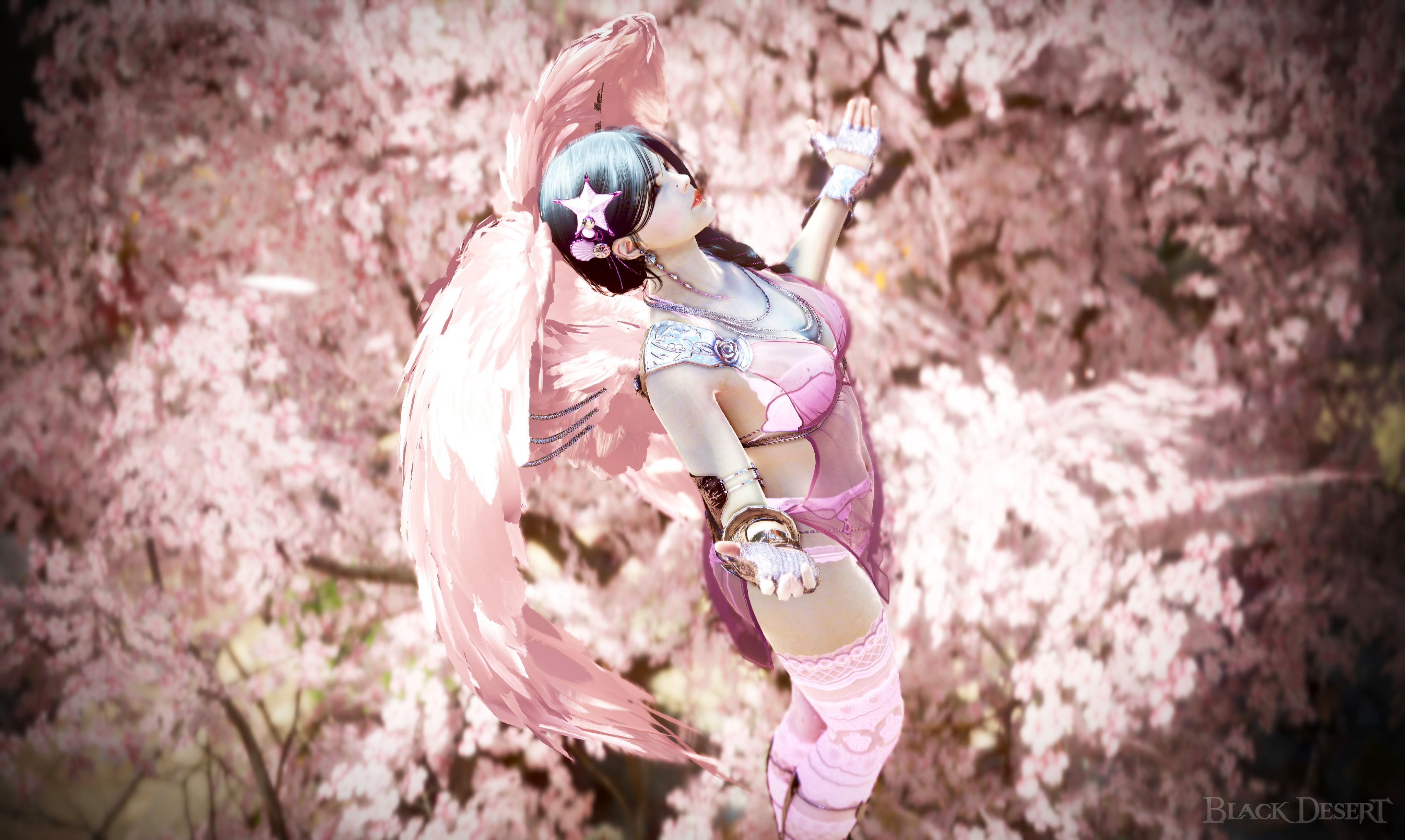 Fan Art] Spring bloom 🌸 | Black Desert NA/EU, image size:4096x2449
