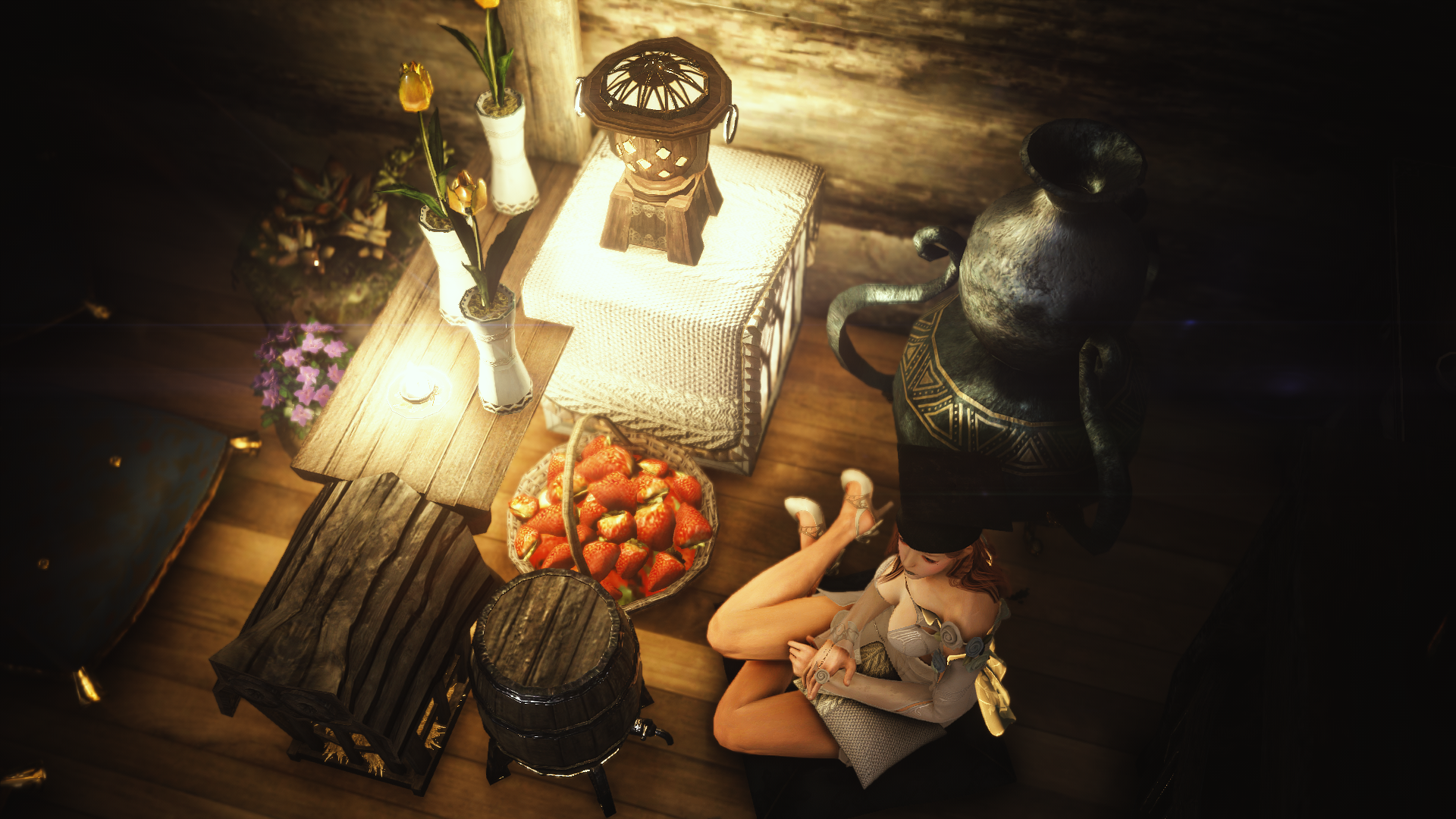 [Fan Art] Paying a visit. Longleaf Tree Sentry Post. | Black Desert NA/EU