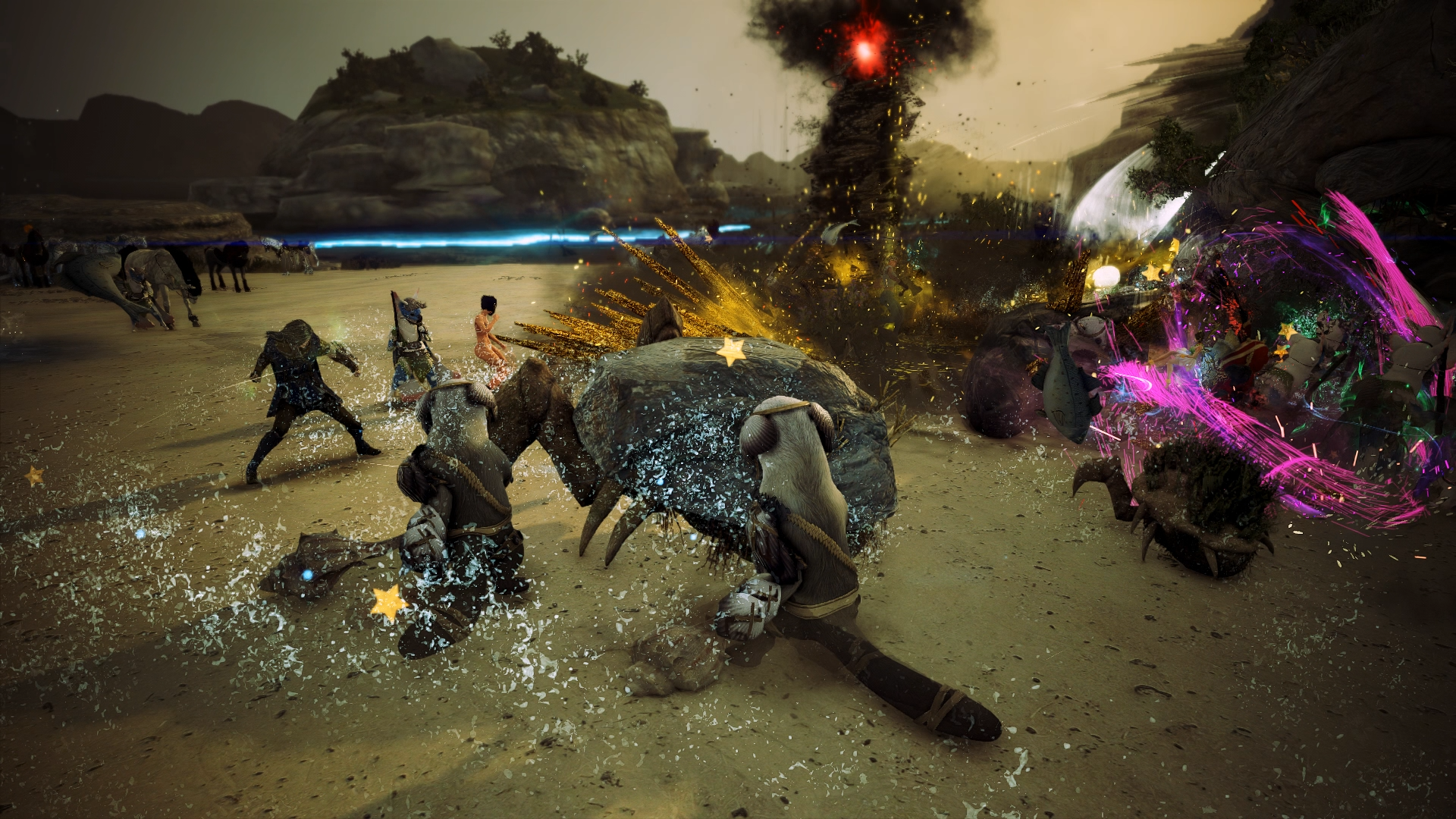 [Fan Art] Party around the Queen Stoneback Crab | Black Desert NA/EU