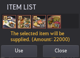 [Feedback] Boat Rations Food selection ui | Black Desert NA/EU