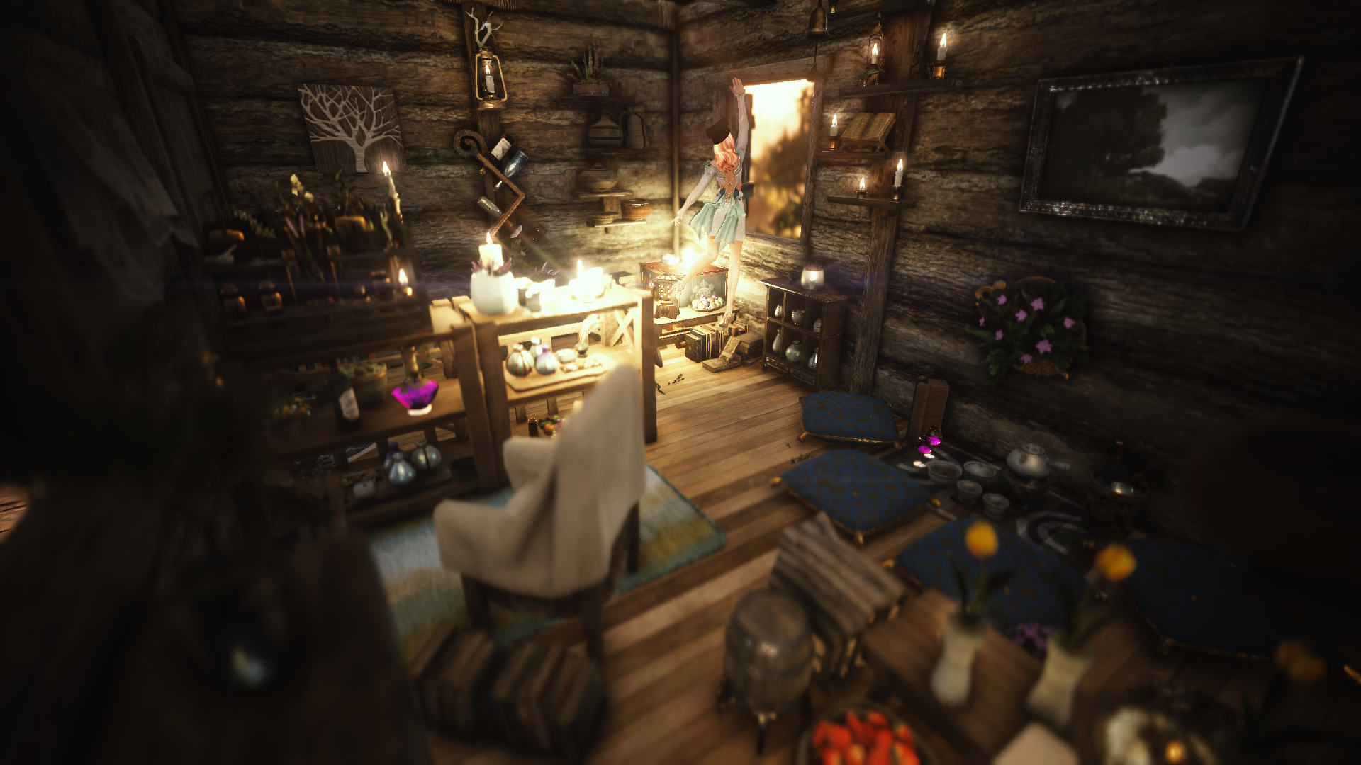 [Fan Art] Paying a visit. Longleaf Tree Sentry Post. | Black Desert NA/EU