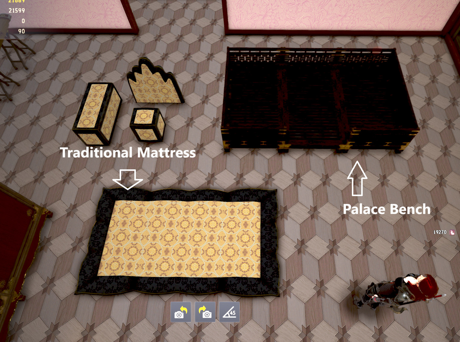 [Bug Reports] Furniture. Mattresses cannot be placed on the Palace ...