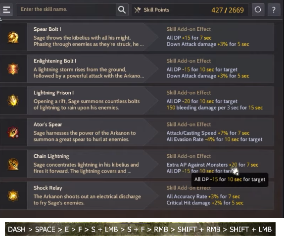 [Classes] [EU][PVP] My Sage Awak PvP Skill Add-ons &amp; Combos! | Black ...
