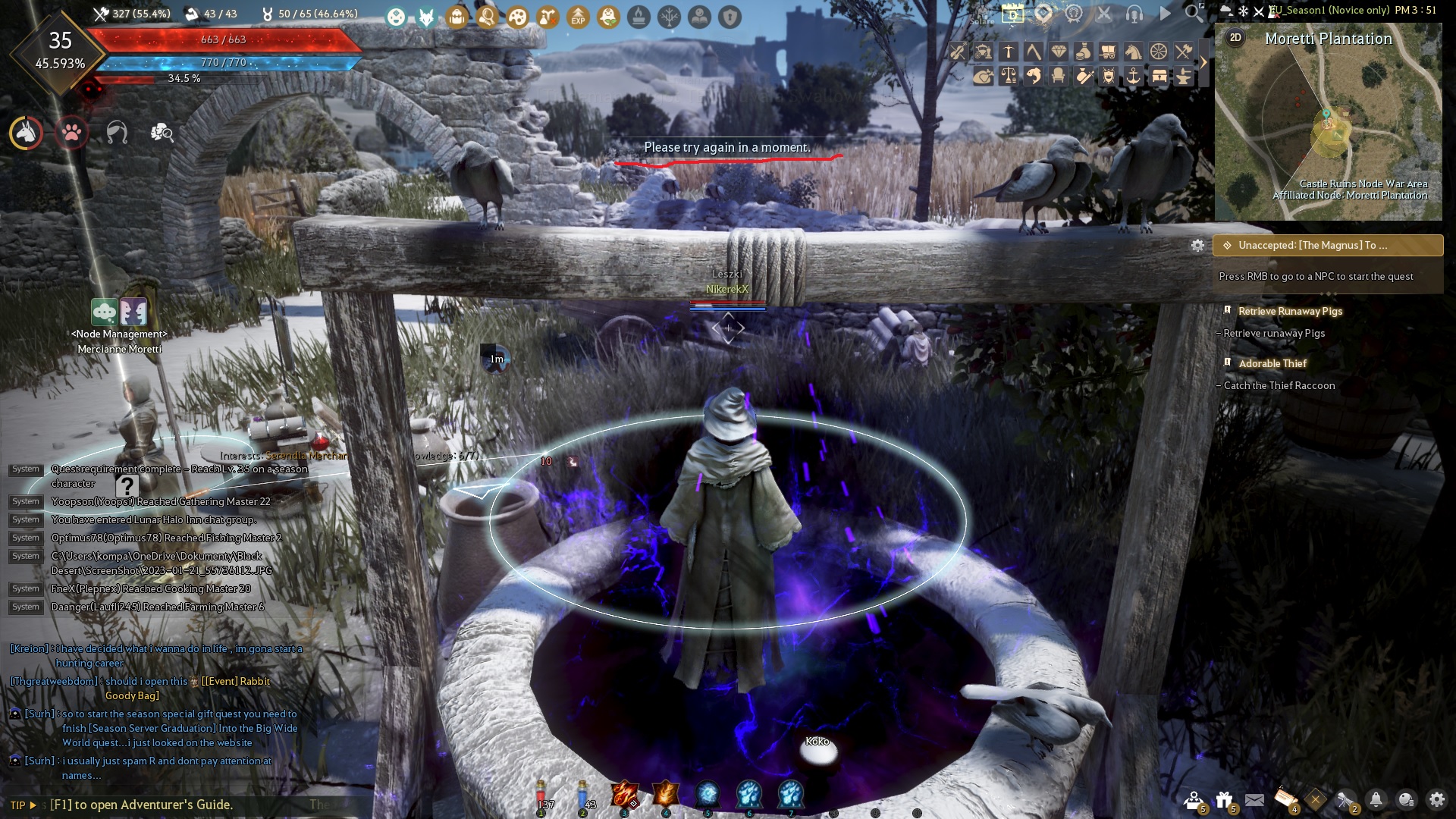 [General Gameplay] Abyss One: The Magnus, To Moretti Farm bug | Black ...