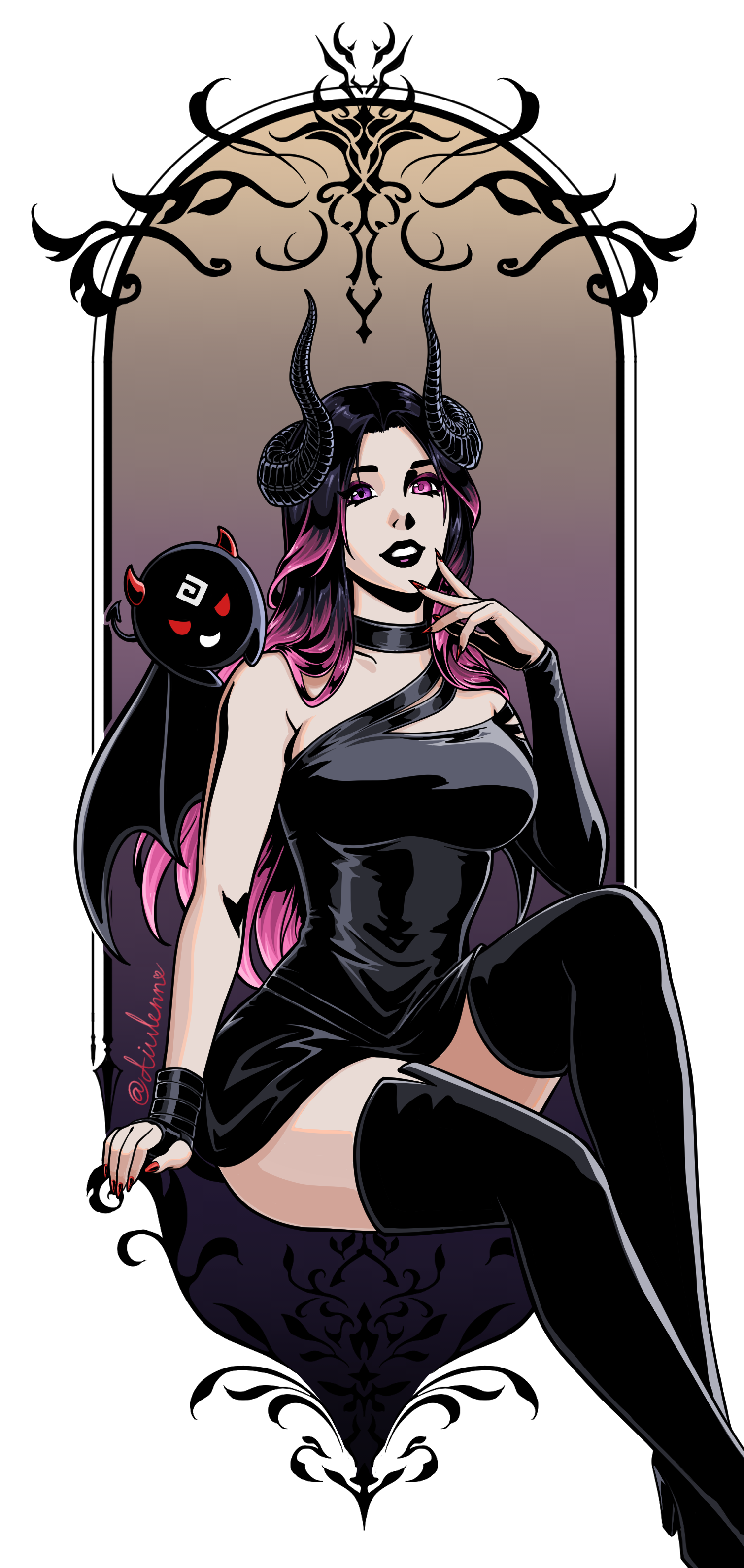 [Fan Art] Ram Horn Witch🦇 Black Desert NA/EU