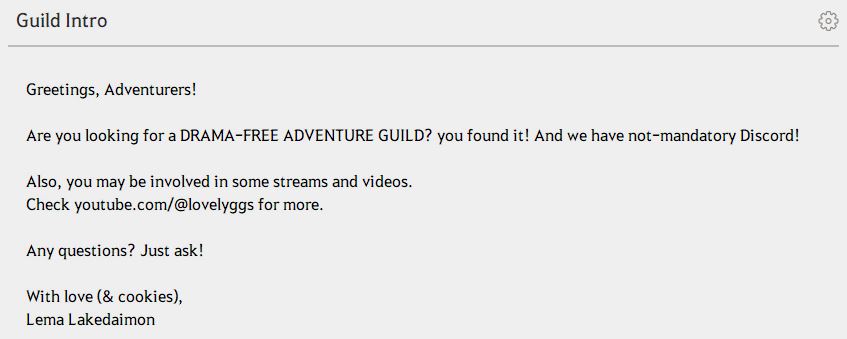 [Guild & Friends] [EU][Progression Guild] CookiesShop | Black Desert NA/EU