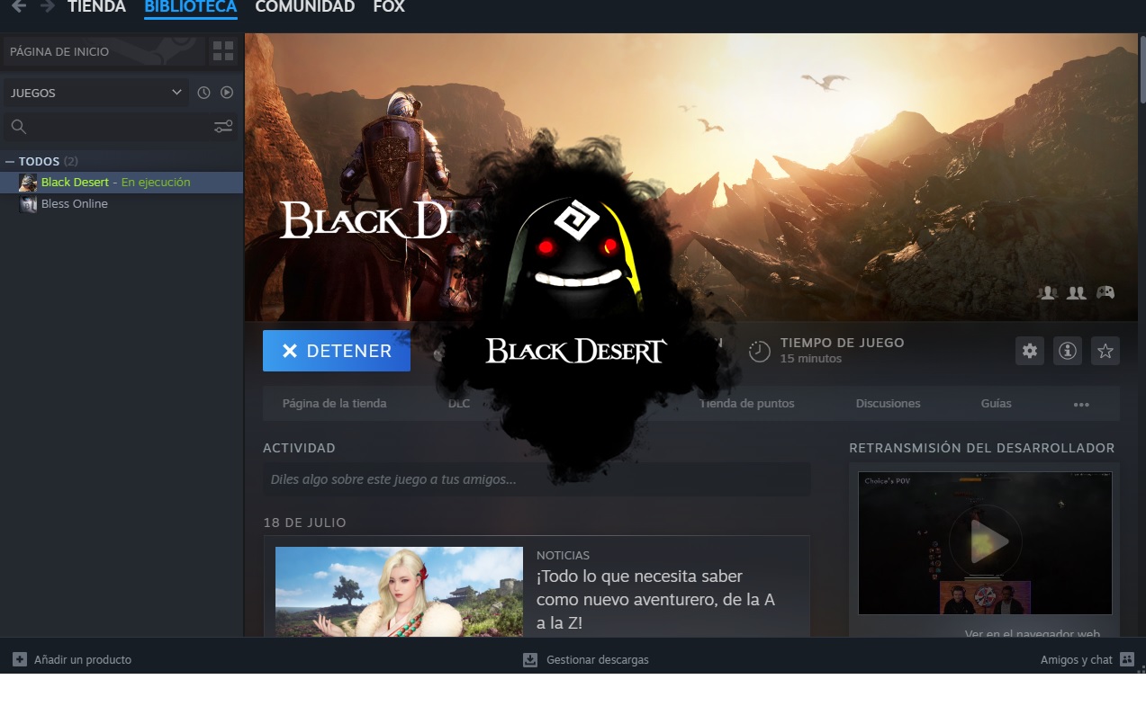 [Informes de errores] BlackDesert no inicia ni siquiera el Launcher