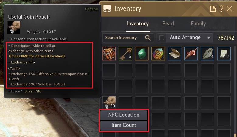 Adventurer s Guide NPC Exchange Black Desert NA EU