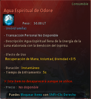 [Jugabilidad] (Guia PvE) Pociones infinitas: Agua Espiritual de Odore ...