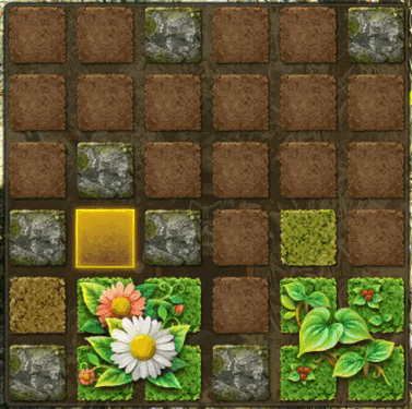 Minijuego de recolección con azadón