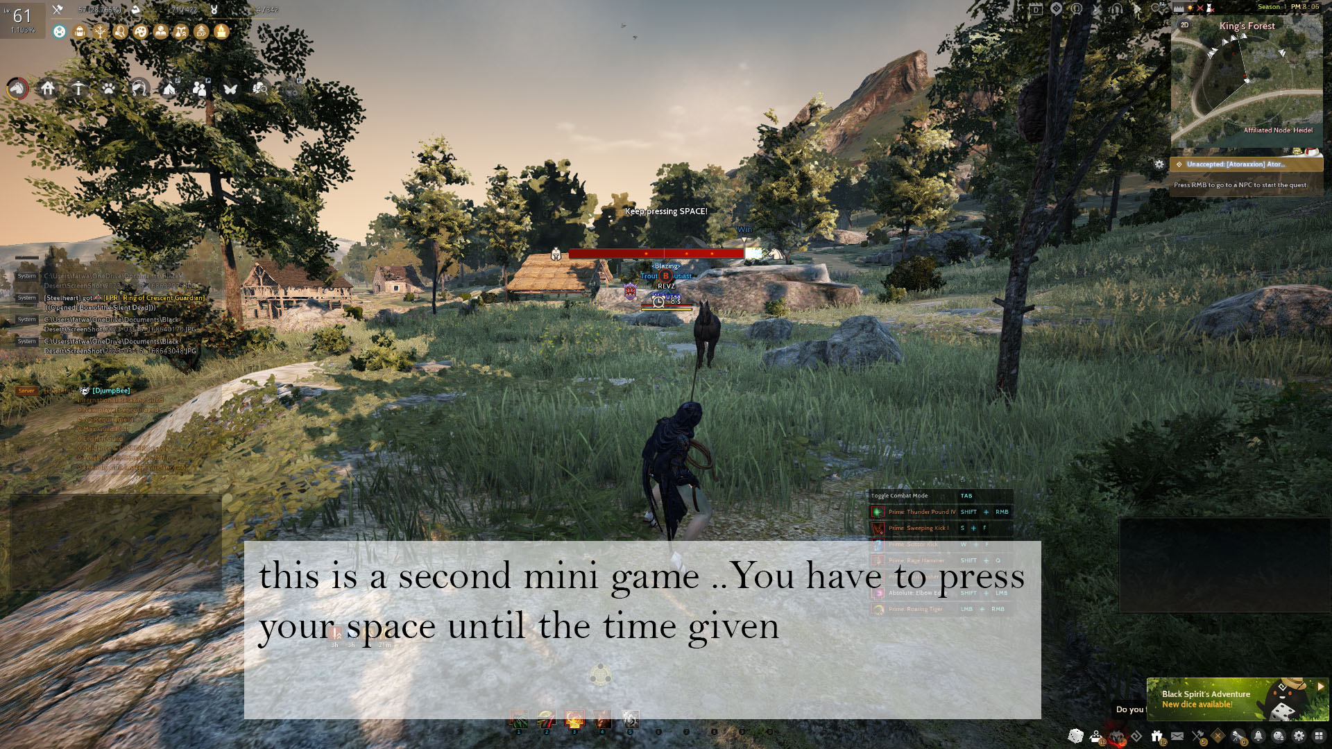 [Game Play] Leveling Training Life Skill on BDO easily and quickly ...