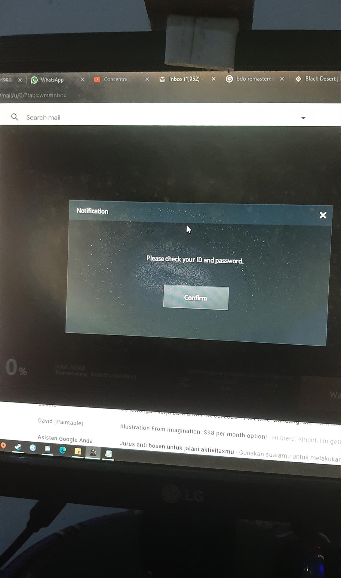  General Discussion I Can t Login Black Desert SOUTHEAST ASIA
