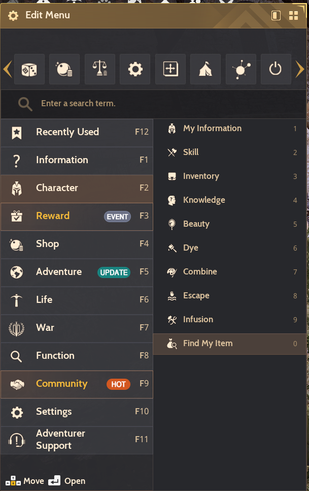 [Game Play] Item Search Funtion | Black Desert Asia (TH/SEA)