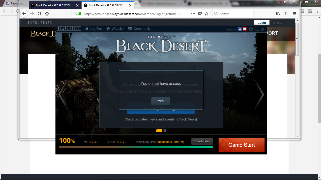 [General Gameplay] I cant access the game? | Black Desert Asia (TH/SEA)