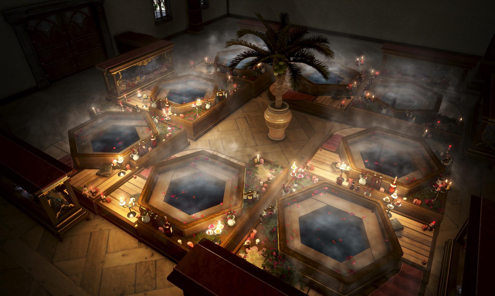 [Screenshots & Clips] Tavern + Bath house theme decoration | Black ...
