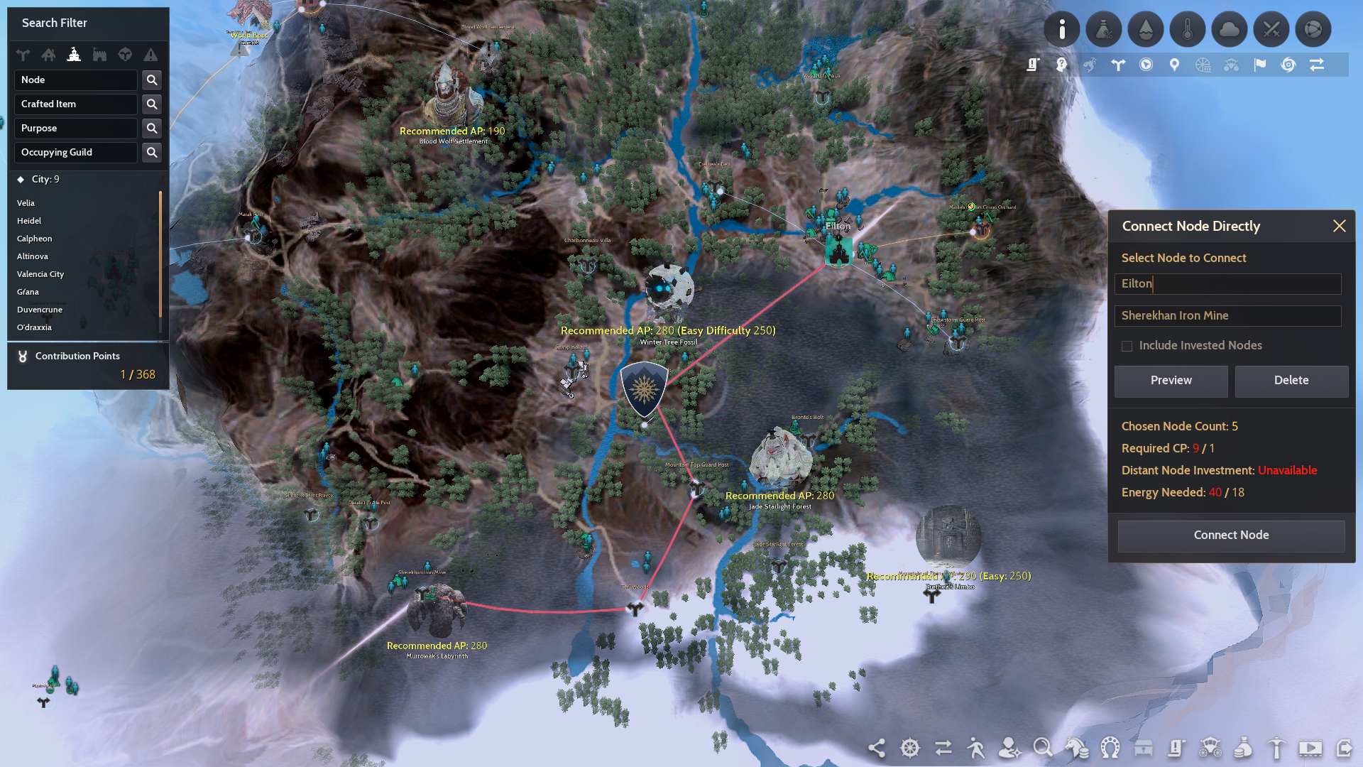 [Game Play] Quick Node Connectivity | Black Desert Asia (TH/SEA)