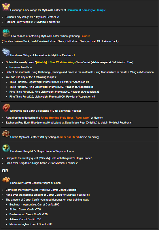 [Game Play] HOW TO ATTEMPT Tier 10 HORSE Black Desert Online