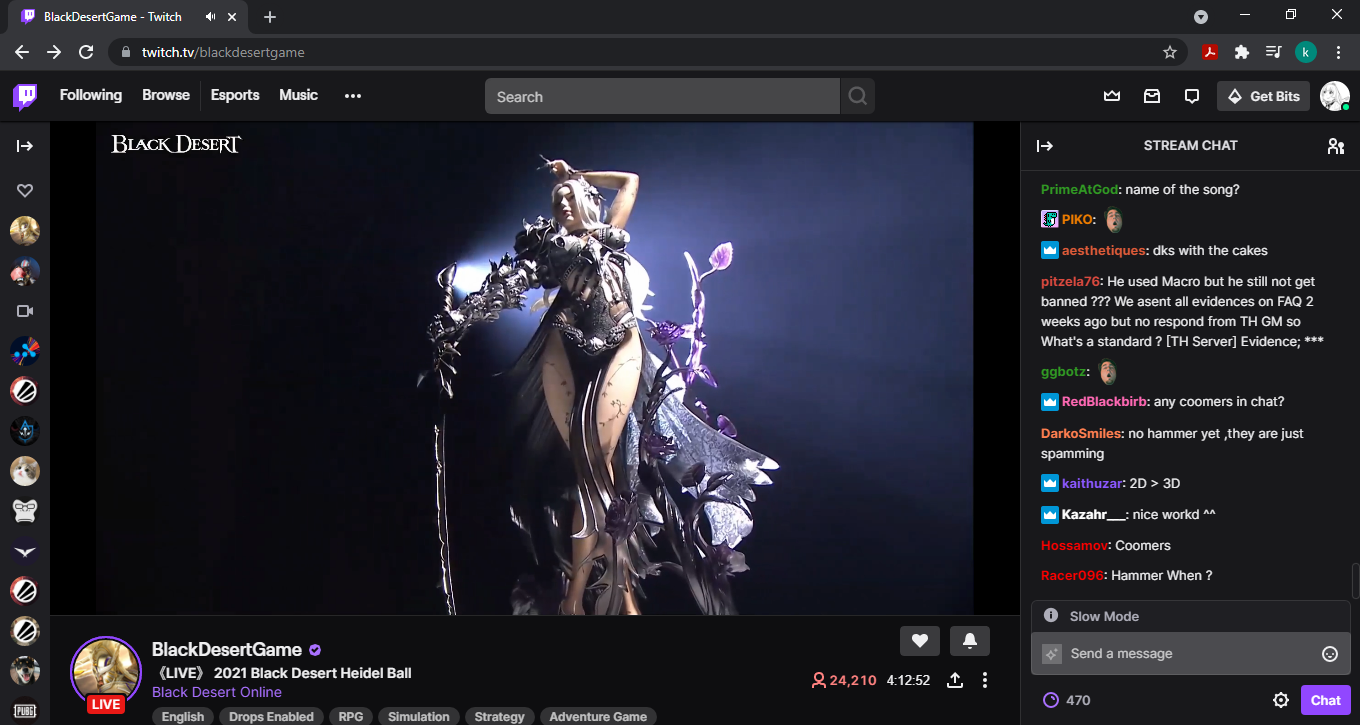 [Screenshots & Clips] [2021 Heidel Ball] Dark Knight Pogu !! | Black ...