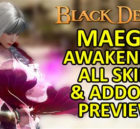 [Game Play] Maegu Awakening All Skill & Addons, Outfit Preview (Black ...