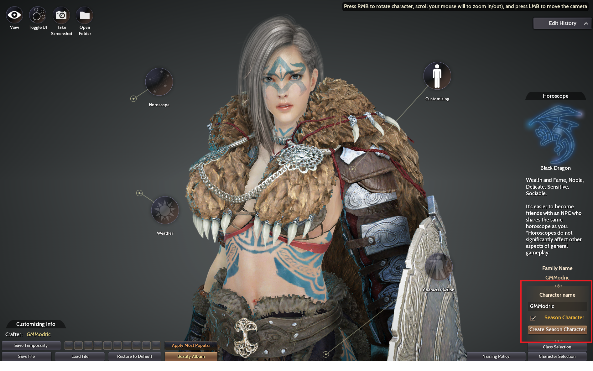 black desert online character creator wont play