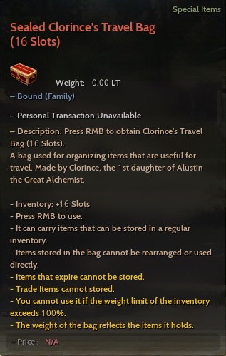 bdo clorince travel bag