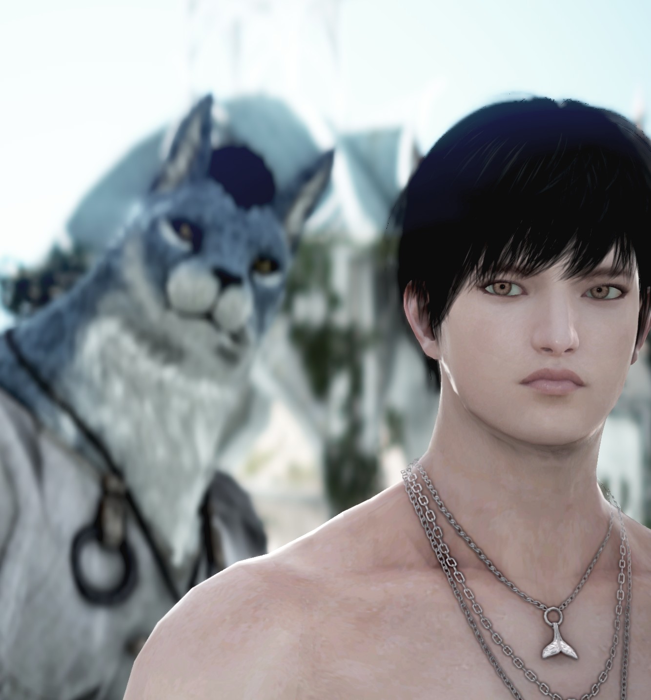 被盯上啦.......好好好害羞/////////