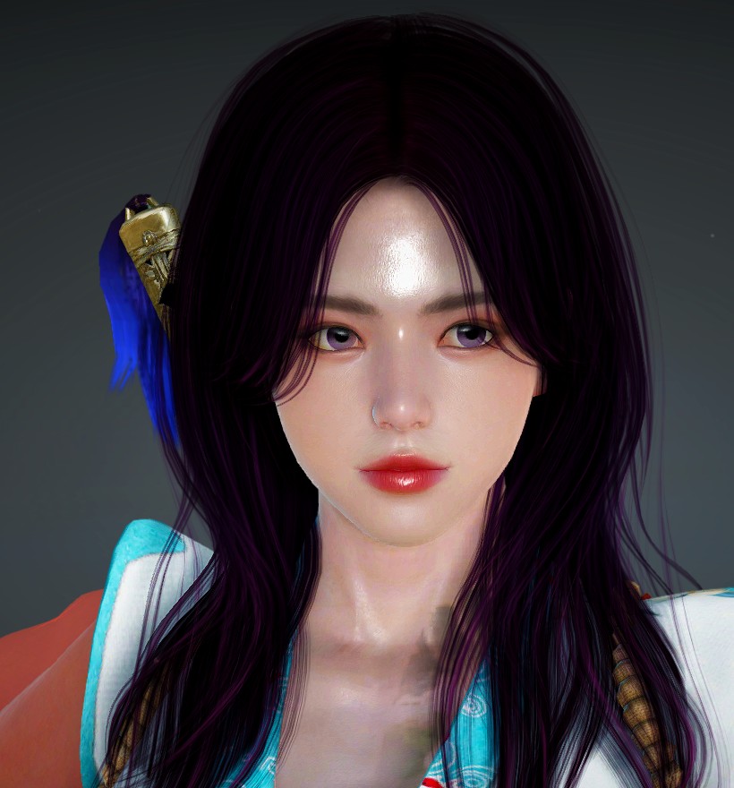 女忍紫髮