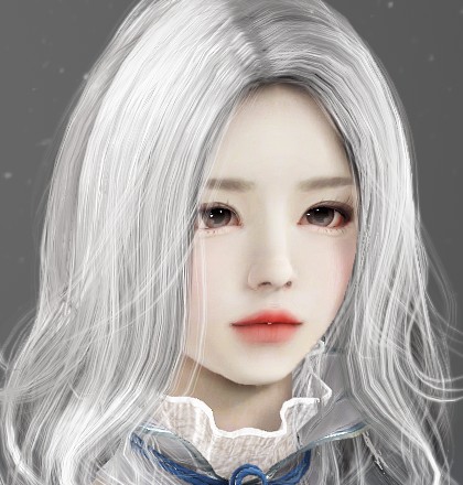 可爱白发