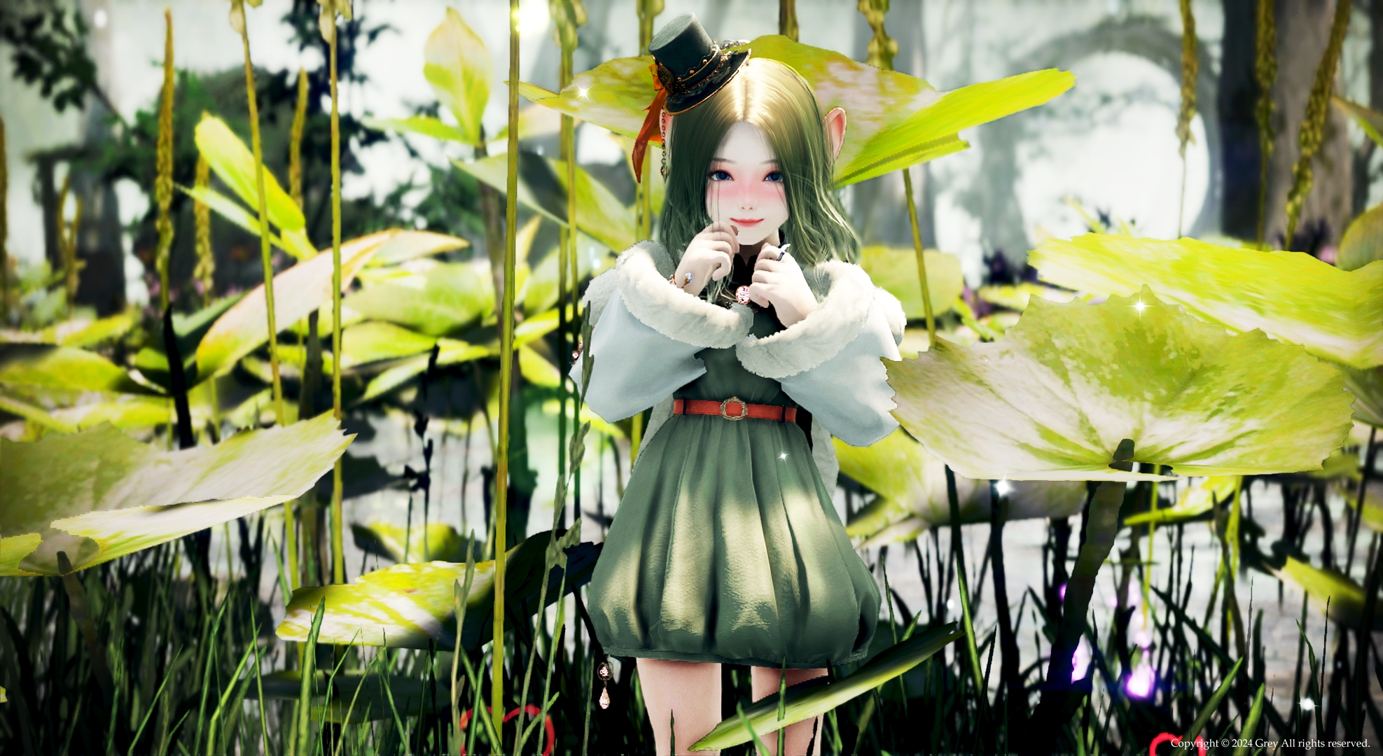 [外觀穿搭分享] 《♫》莎亦｜兔兔魔法使｜Marshmallow Myop | 黑色沙漠 台灣
